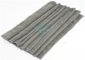 China Bulk microfiber towel natural hair Towels Factory Custom Grey Microfiber Fast Dry Har Towel Cloth Supplier for Saudi Arabia